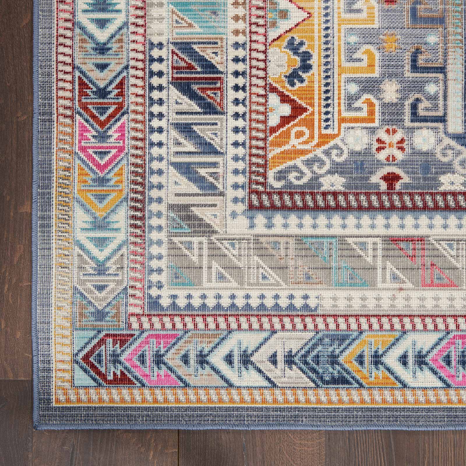 Nourison alfombra Vintage Kashan VKA06 GYMTC GREY MULTICOLOR 5X8 099446811967 CR
