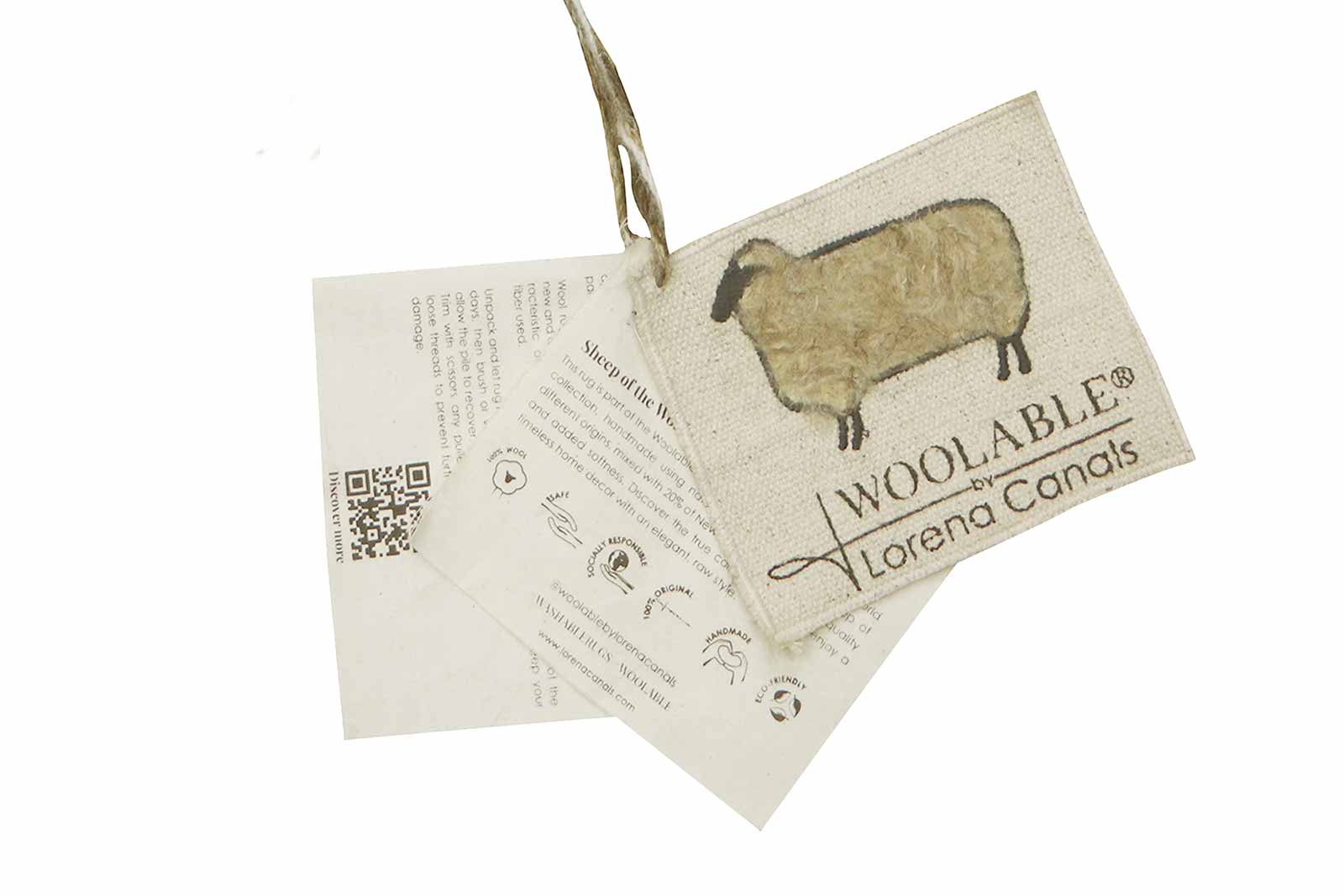 Lorena Canals Woolable alfombra Tundra Blended Sheep Beige WO TUN LBG L LB 1